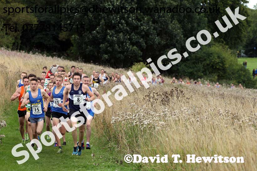 Senior mens relay Sunderland Harriers Open Cross Country. Photo: David T. Hewitson/Sports for All Pics